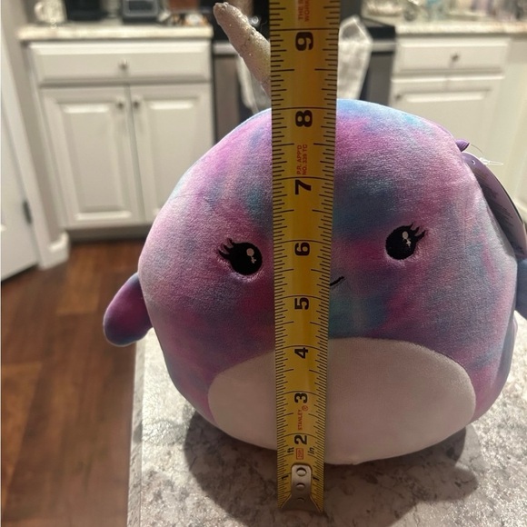 Squishmallows Hallie the Narwhal Original 8" Stuffed Plush NWT - Picture 6 of 6